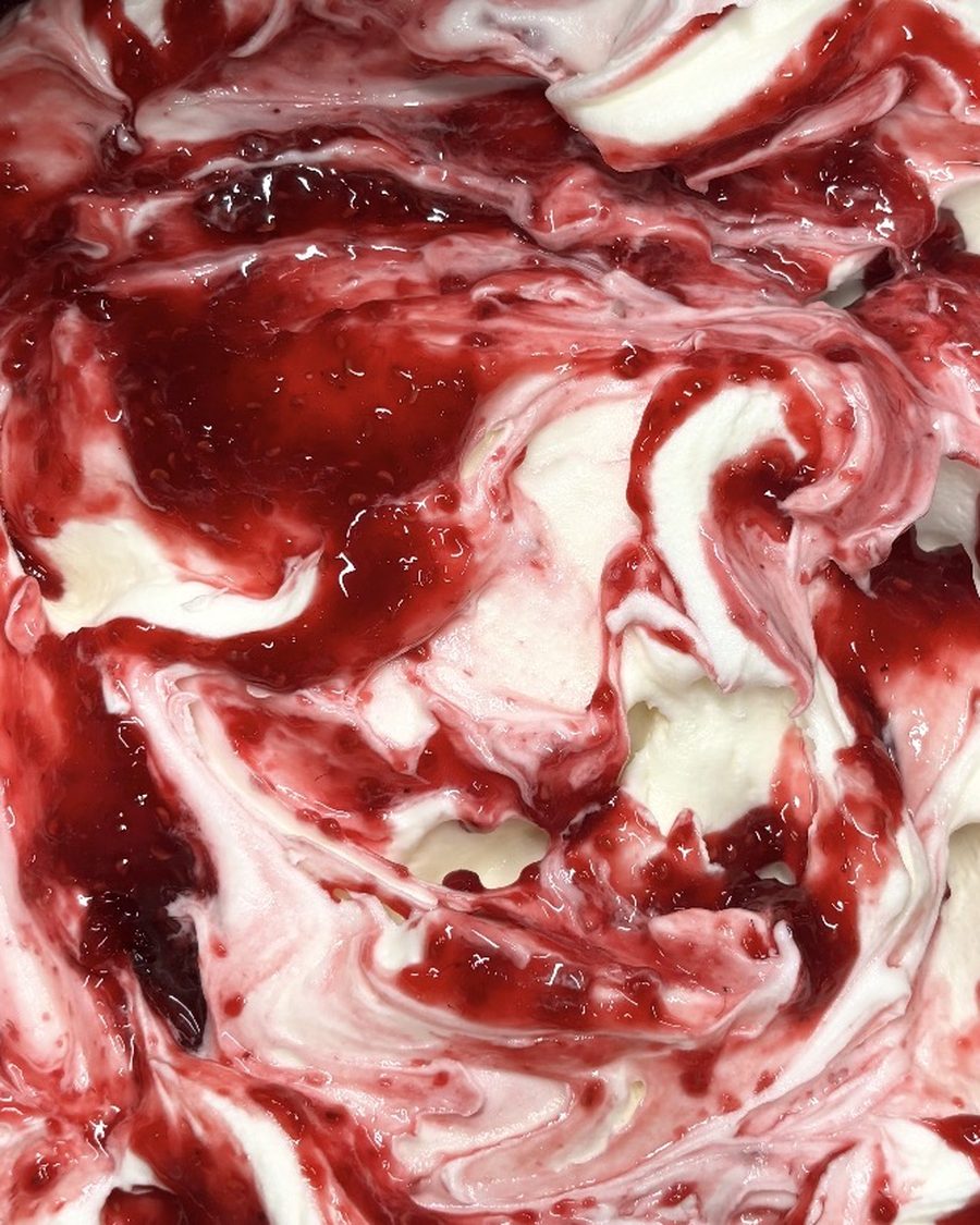 Yoghurt & Berry Jam gelato